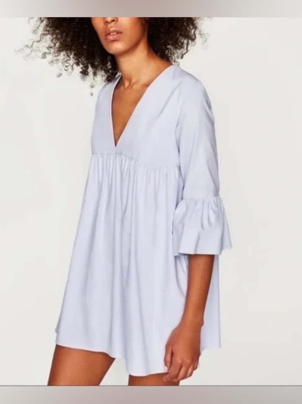 Zara Trafaluc Babydoll Romper Dress Sz Medium